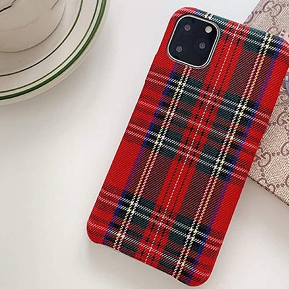 iPhone 12 Tartan Plaid Phone Case